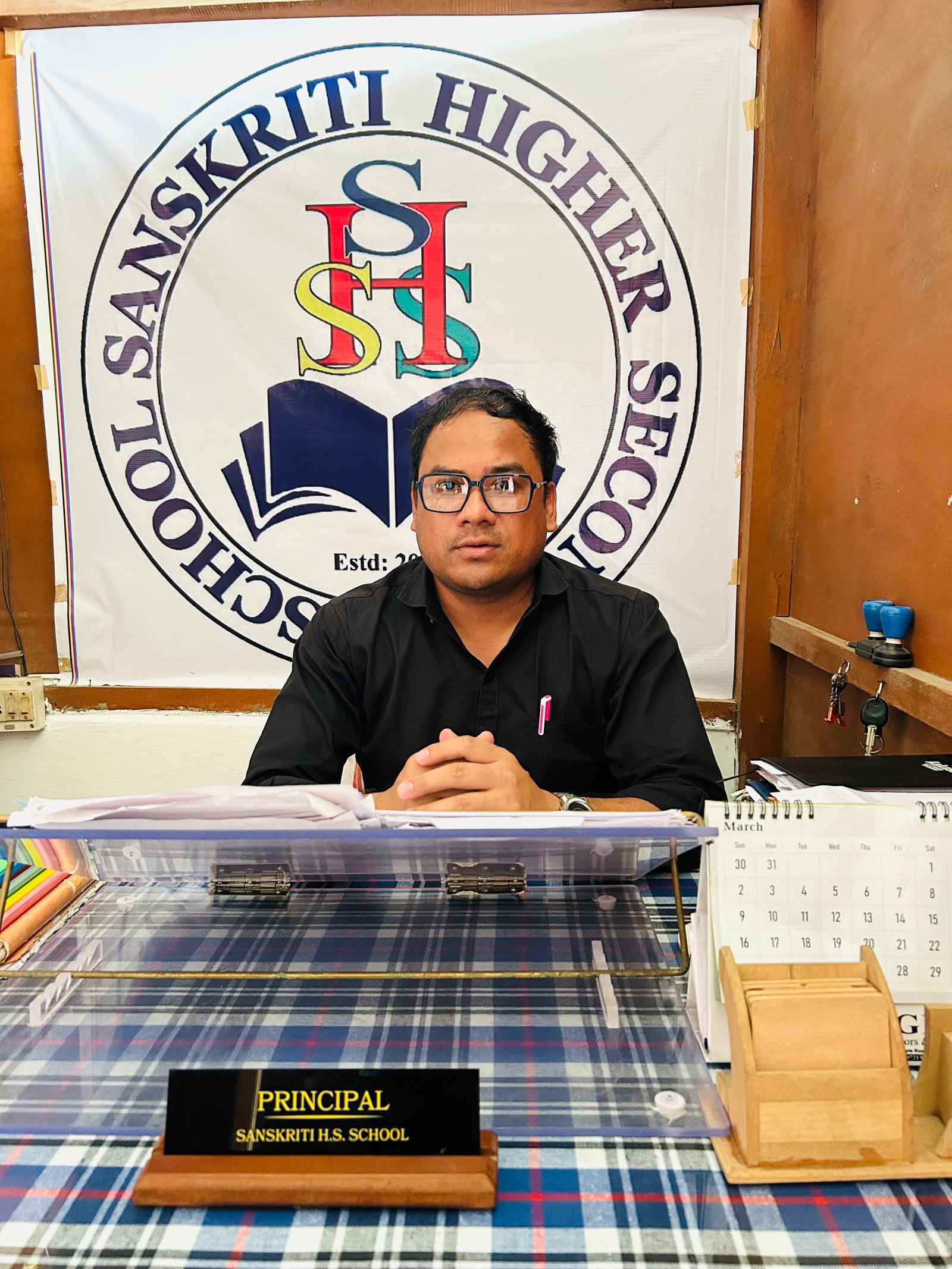 Principal of Sanskriti Higher Secondary School